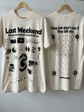 Phoebe Bridgers The Lost Tour 2026 Lost Weekend Tour Dates Two Sided T-Shirt